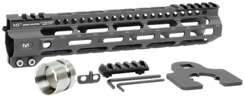 Midwest Ultralight AR-15 Black Hardcoat Aluminum/Polymer 10.50" Picatinny/M-LOK - MIULW105