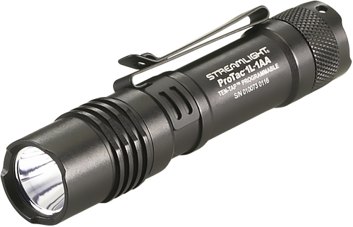 Streamlight ProTac 1L-1AA Everyday Carry Flashlight Black Anodized 40/150/350 Lumens White C4 LED