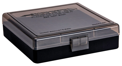 Berrys Ammo Box 9mm/380 ACP Smoke/Black Polypropylene 100-Round