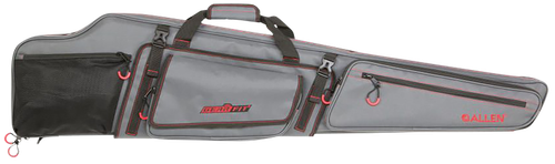 Allen Gear-Fit Dakota 48" Rifle Case Gray w/Red Accents Padding & Organizer Pocket for Scoped
