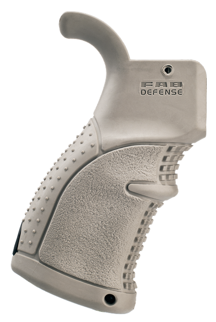 FAB Defense AGR-43 Ergonomic Rubberized Pistol Grip for AR-15/ M16/ M4 Flat - FXAGR43T