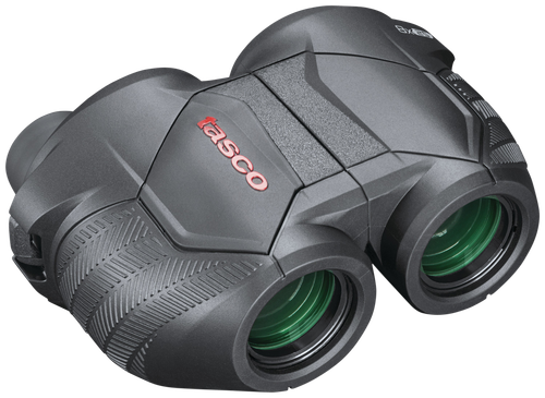 Tasco Focus-Free 8x25 Porro Prism Insta Black Aluminum with Rubber Armor - 100825