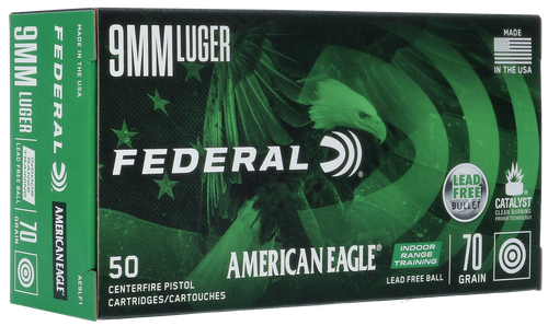 Federal American Eagle IRT 9mmLuger 70gr Lead
