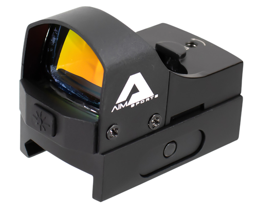 Aim Sports Micro Reflex Sight Matte Black 1x24mm 3.5 MOA Red Dot