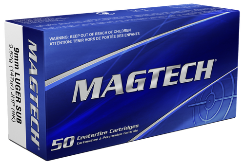 Magtech Range/Training 9mmLuger 147gr Jacketed Hollow Point