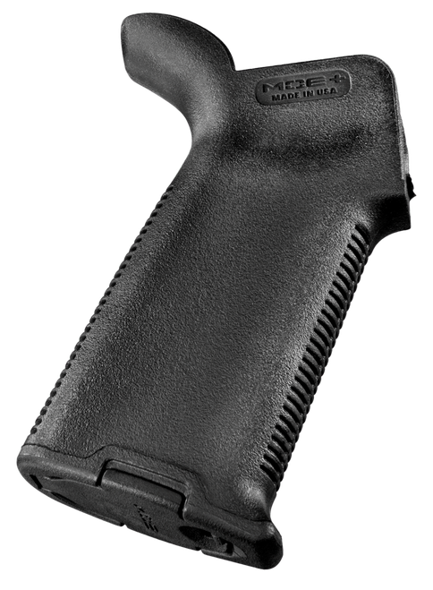 Magpul MOE+ Grip Black Polymer w/OverMolded Rubber Textured Finish Fits AR-15/AR-10/M16/M4/M110/SR25