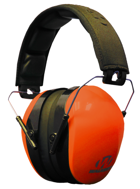 Walkers Game Ear Advanced Protection Passive Muff 26 dB Over the Head Blaze Orange/Black Polymer