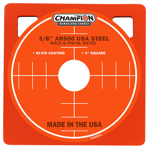 Champion Targets Center Mass 4" Rifle Gray