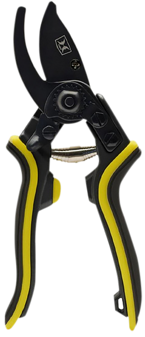 Hawk Hand Pruner Black/Yellow Aluminum