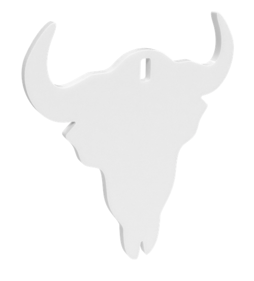 Birchwood Casey BC- Centerfire Silhouette Skull 3/8" AR500 Steel Target - BC-47719
