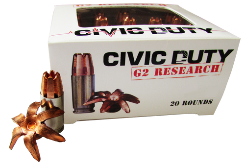 G2 Research Civic Duty 45ACP 164gr Copper