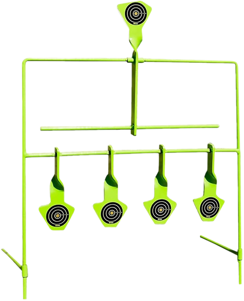 Sme Hands Free Resetting System Rimfire Pistol/Rifle Black/Green Steel Targets - SMEST22RES