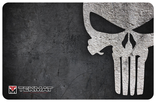 TekMat Punisher Grunge Cleaning Mat Black/White Rubber