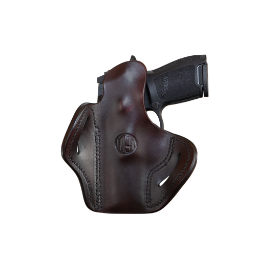 1791 Gunleather BH2.4S Optic Ready OWB Size 2.4S Signature Brown Belt Slide - ORBH24SSBRR