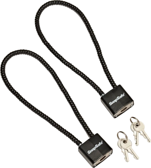 SnapSafe Lock Box Cable Lock with Padlock