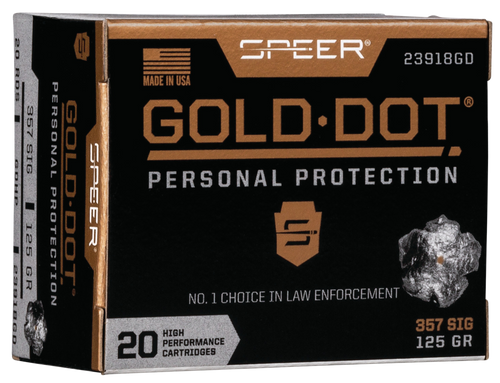 Speer Gold Dot Personal Protection 357Sig 125gr