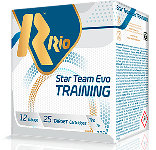 Rio Star Team EVO 12 Gauge Ammo 2-3/4" 1oz #8 25 Rounds - STT288