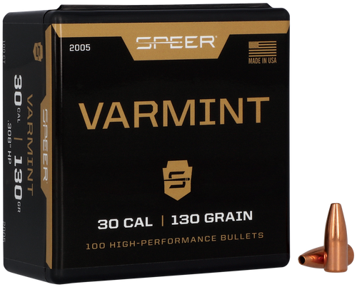 Speer Varmint 30Cal 130gr Jacketed Hollow Point