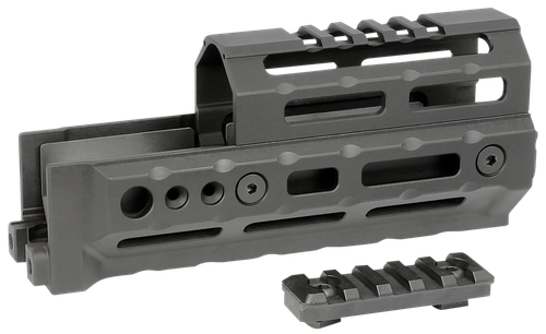 Midwest Alpha Drop-In Black 5 Slot Picatinny Rail AK-Platform 6" Long - MIAKALPHA6