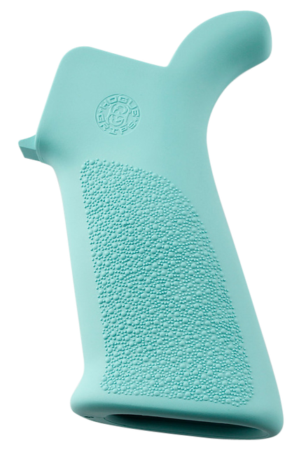 Hogue OverMolded Beavertail Cobblestone Aqua Blue Rubber