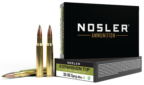 Nosler E-Tip 30-06Springfield 180gr Lead Free 20 Per Box/10 Case