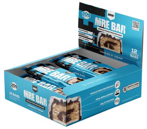 Redcon1 MRE Protein Bar Cookies N Cream 12 Pack