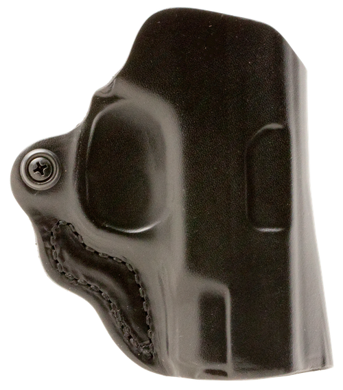 DeSantis Mini Scabbard OWB Black Leather Belt Slide Fits Glock 42 Right Hand - 019BAY8Z0