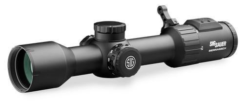 Sig Sauer Electro-Optics Sierra6 Black Anodized 2-12x40mm 30mm Tube Illuminated BDX-R2 Reticle
