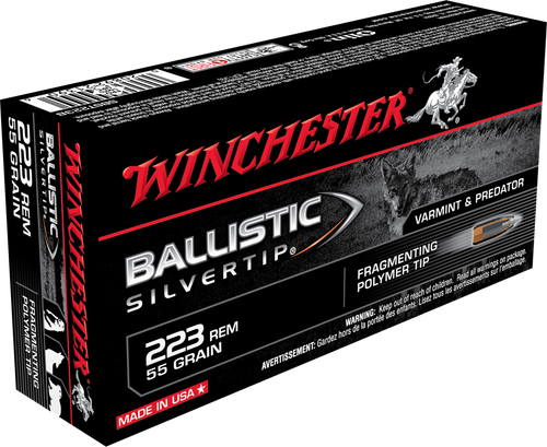 Winchester Ammo Ballistic Silvertip 223Rem 55gr Fragmenting