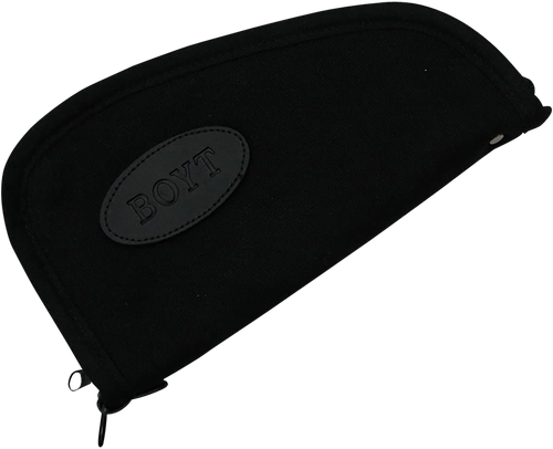 Boyt Harness Heart-Shaped Pistol Case Black Canvas Holds Handgun - PP41BLK