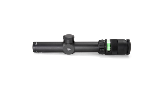 Trijicon AccuPoint Black Hardcoat Anodized 1-4x 24mm 30mm Tube Illuminated Duplex Crosshair w/Green Dot Reticle