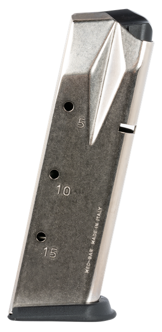 Mec-Gar Sig 15-Round Extended 9mm Luger Fits P228 Nickel Carbon Steel