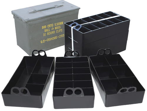 MTM Case-Gard Ammo Can Organizer Insert Black