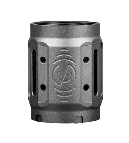 SilencerCo Bravo Maad Brake 2.0 Black Aluminum 2.11" OAL 1.68" Diameter - AC5449