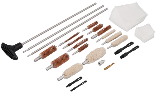 Hoppes Universal Accessory Cleaning Kit Multi-Caliber/Silver Hard Case