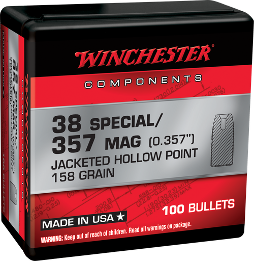 Winchester Ammo Centerfire Handgun Reloading 357Mag 158gr