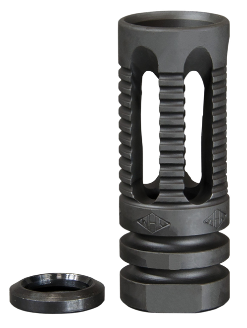 Yankee Hill Phantom Flash Hider Black Steel with 1/2"-28 tpi Threads & 2.13" OAL for 5.56x45mm NATO AR-15
