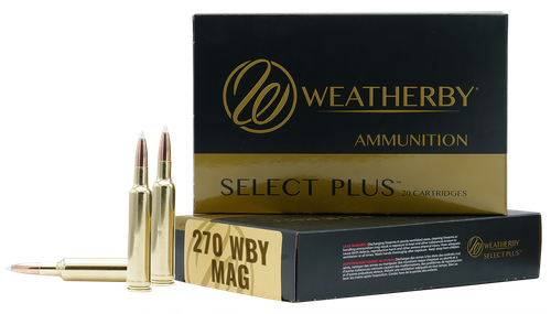 Weatherby Select Plus 270WthbyMag 130gr Barnes Tipped