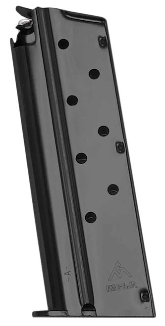 Mec-Gar 1911 Officer Carbon 9mm 8rd Magazine, Black - MGCGOV9LCN