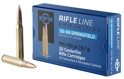 PPU Standard Rifle 30-06Springfield 150gr Full Metal
