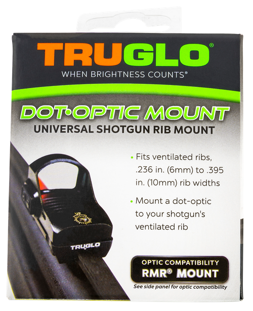TruGlo Universal Shotgun Rib Mounts Black Trijicon RMR