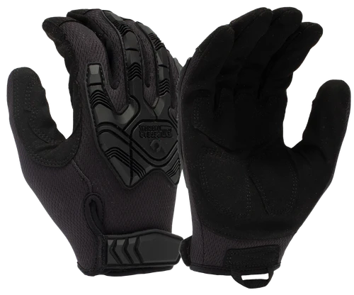 Pyramex Impact Operator Heavy-Duty Black Synthetic Leather XXL Hook & Loop - VGTG40BX2