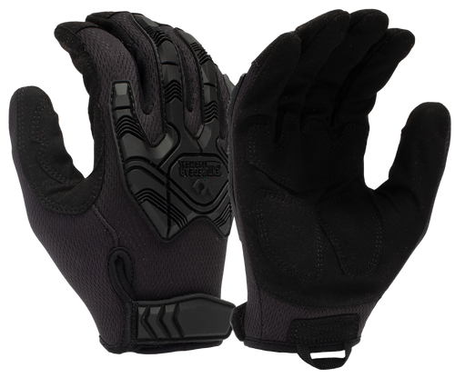 Pyramex Impact Operator Heavy-Duty Black Synthetic Leather