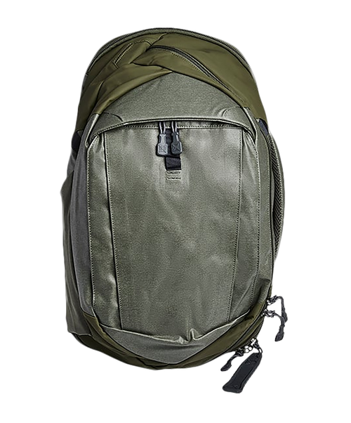 Vertx Commuter Backpack Nylon Heather OD Green with Zipper - VTX5012HOD/OD
