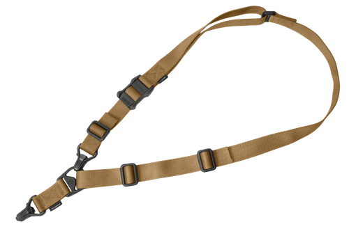 Magpul MS3 Gen2 Sling Coyote Tan Nylon 48"-60" OAL Adjustable One-Two Point Rifle