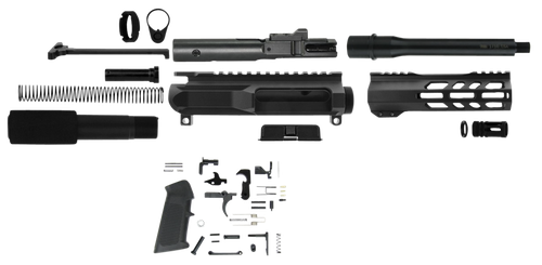 TacFire Build Kit 9mm Luger 7.50" Barrel Black for AR-15 - SSPK9MMLPK7
