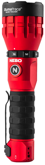 NEBO Illumatrace Blood Tracker Flashlight Red 150/170