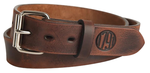 Uncle Mikes-leather Gun Belt Dark Brown Leather - BLTUM30/34DBR