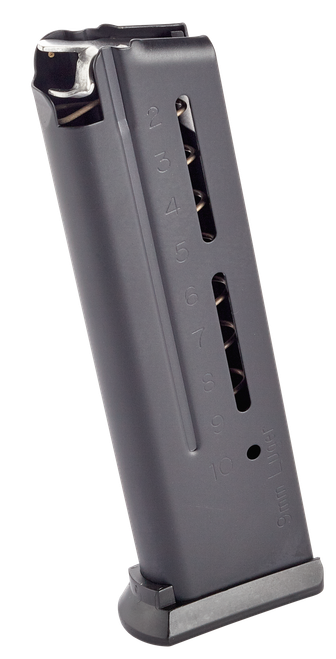 Wilson Combat ETM 10-Round 9mm Luger Fits 1911 Elite Tactical Black Stainless Steel