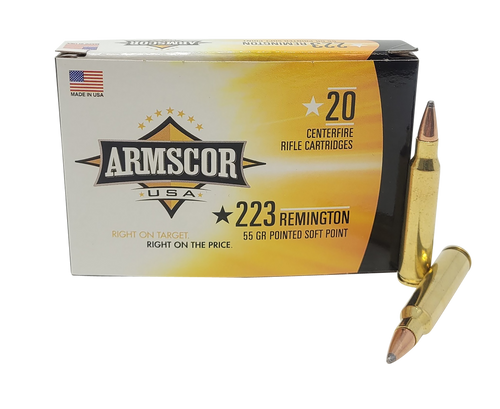 Armscor USA 223Rem 55gr Pointed Soft Point